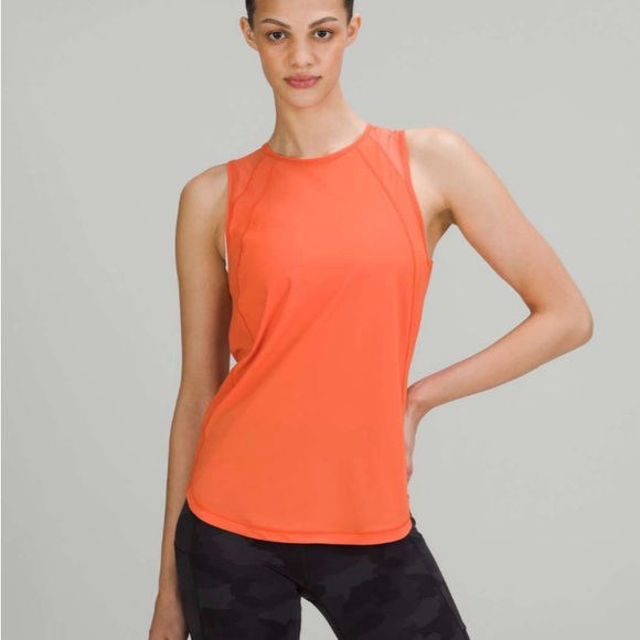 Lululemon Sculpt Tank Top Warm Coral Size 4 NWOT - Picture 2 of 10